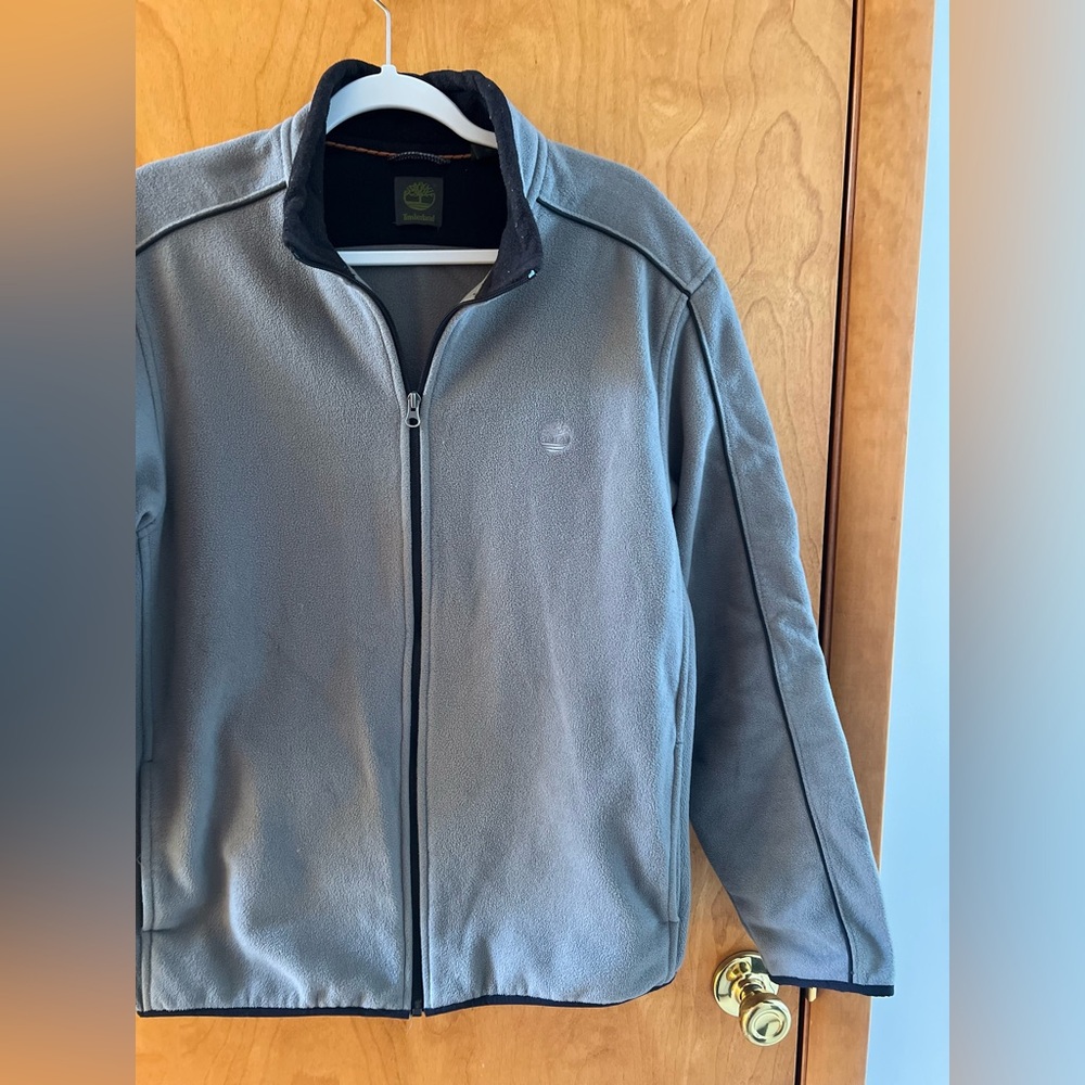 timberland sweater with zipper for men size medium